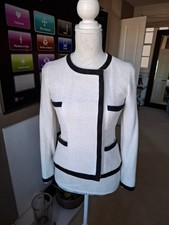 Chanel vintage blazer Cotton Size FR34 Petite Veste Noire