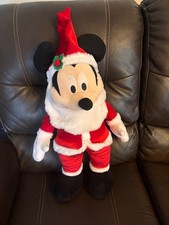 DISNEY MICKEY MOUSE CHRISTMAS PLUSH GREETER