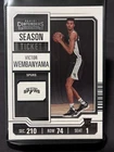 VICTOR WEMBANYAMA 2023-24 Panini Contenders #11 Season Ticket RC Rookie Spurs