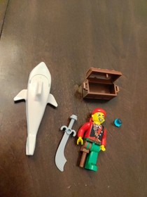 LEGO 4Juniors Pirates: Cannonball Jimmy and Shark (7082) 100% Complete w minifig