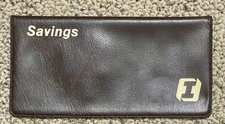 Vintage First Interstate Bank Savings / Check Book Cover. 1980s/90s