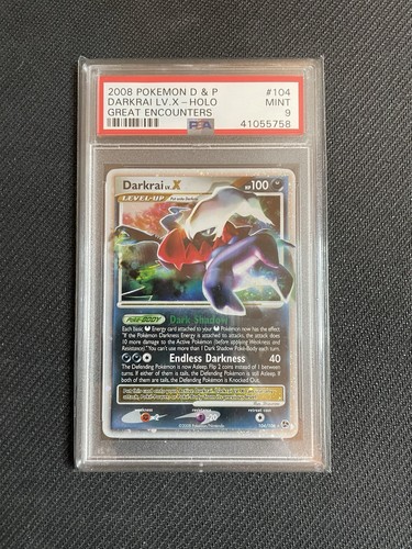 Darkrai LV.X graded PSA 9 for sale on eBay