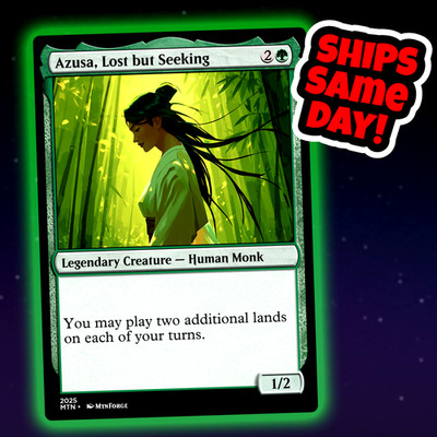 Azusa Lost But Seeking - Custom Art Magic: The Gathering Playtest Card
