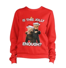 Christmas Jolly Jumper Sweater Puppets Is This Jolly Enough Xmas Festive