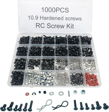 1000Pcs Universal RC Screw Kit Screws Assortment Set Hardware Fasteners  Steel