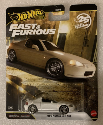 Hot Wheels Premium 1994 Honda Del sol Fast & Furious 25 Years NEU&OVP