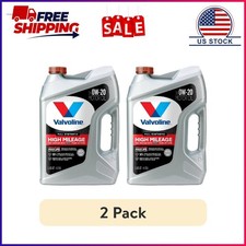 (2 pack) Valvoline Full Synthetic High Mileage MaxLife 0W-20 Motor Oil 5 QT 69.01 per gallon
