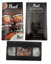 Pearl The Drums & The Artists That Play Them VHS RARE Vinnie Paul Chad Smith