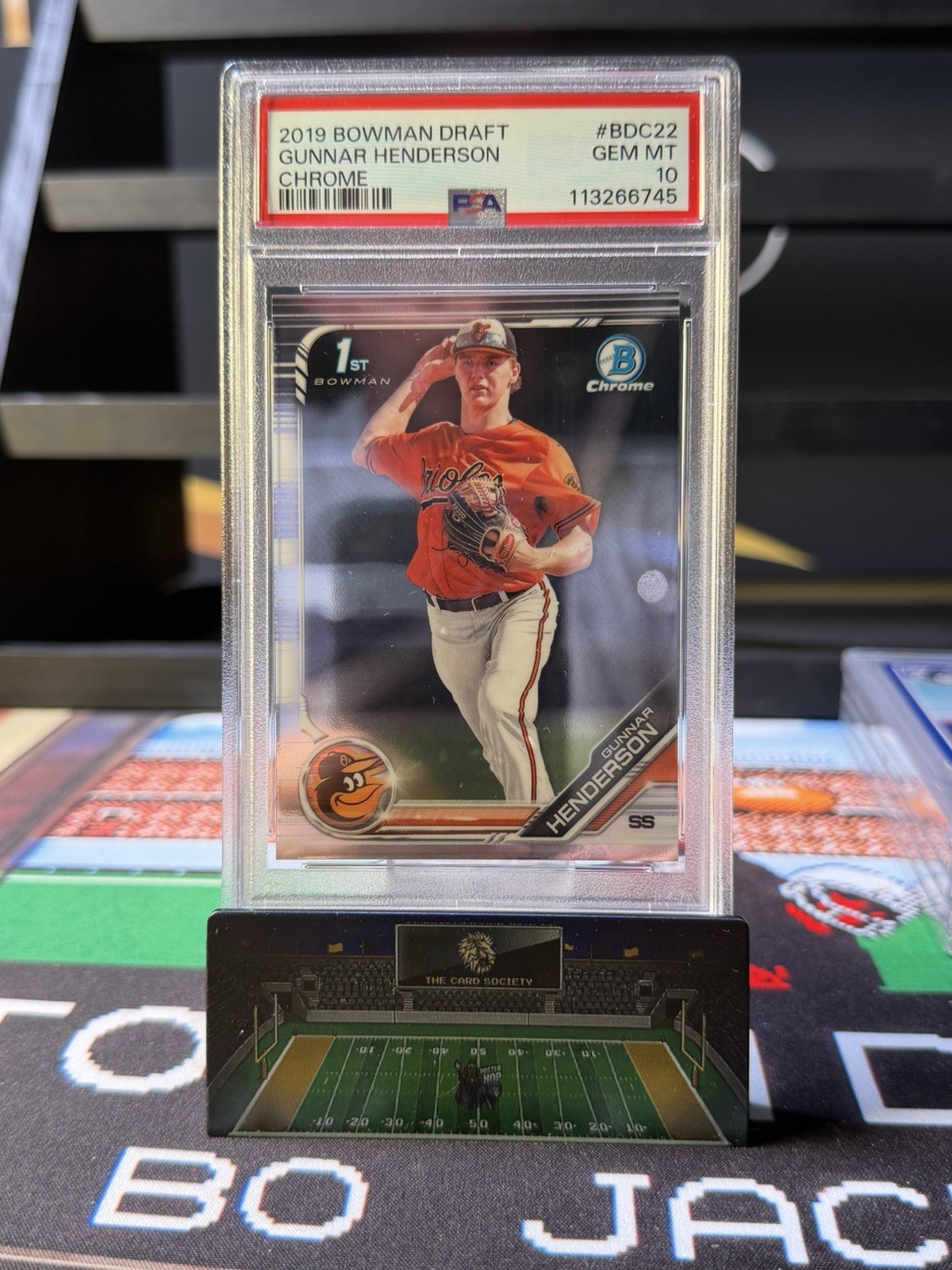 2019 Bowman Chrome Draft Gunnar Henderson PSA 10 