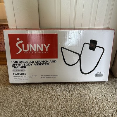 SUNNY Health & Fitness Portable Ab Crunch Assisted Trainer  SF-A023047 BRAND NEW