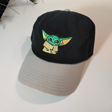 Baby Yoda Embroidered Strapback Cap Star Wars Lucas Film Ltd Baseball Dad Hat