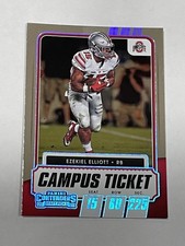 2021 Contenders Draft Football Campus Ticket - Ezekiel Elliott - Ohio State