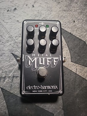 Used Electro-Harmonix EHX Nano Metal Muff Distortion w/Gate Guitar Effects Pedal