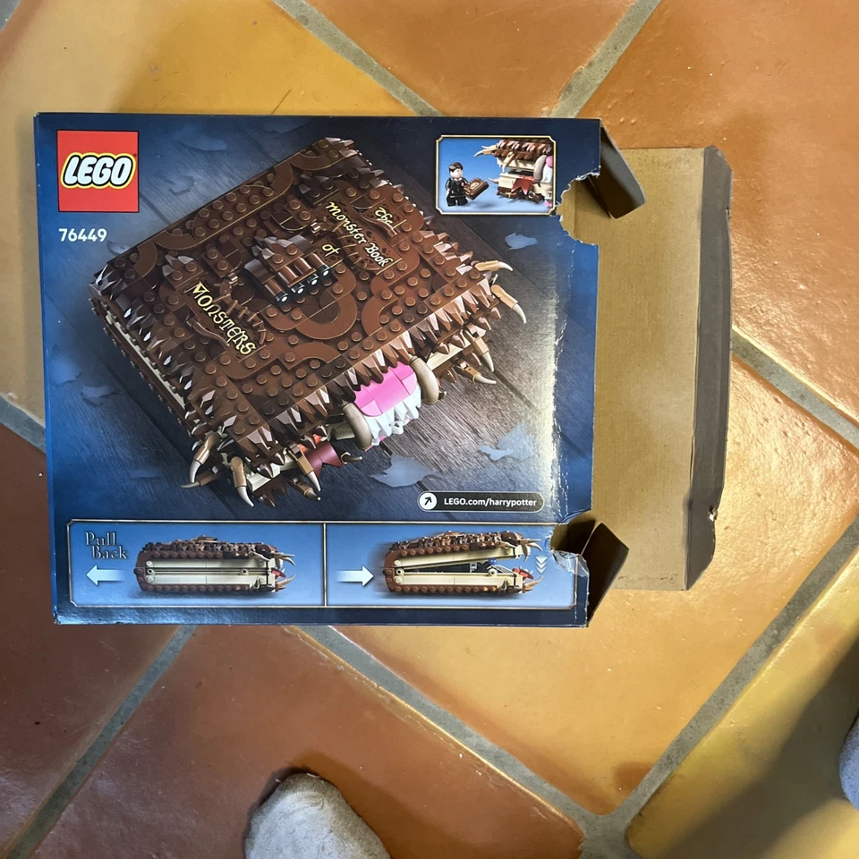 LEGO Harry Potter Chomping Monster Book of Monsters Kids Toy - Box only!! - Image 2 of 3