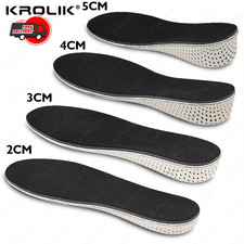 Height Increase Insoles 2-5cm Memory Foam EVA Shoe Lifts Inserts for Men-Women