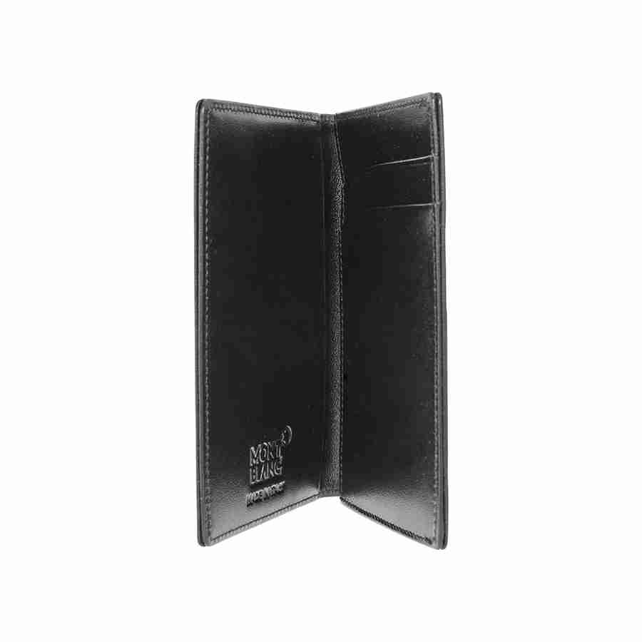 Montblanc Meisterstuck Bifold Leather Card Holder Wallet - Black