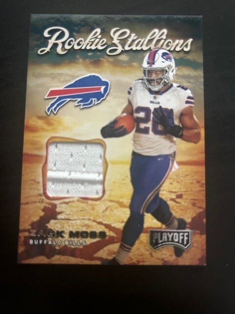 Zack Moss Panini Playoff Rookie Stallions Jerseys #RS32 Base