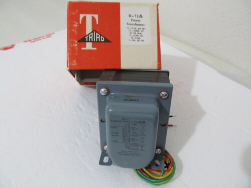 Triad R-11A Transformer Pri 115V Fil 6.3V CT. @ 3.5A, Fil 5V @ 3A - Picture 1 of 8