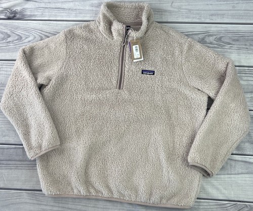 Patagonia Los Gatos 1/4 Zip Pullover Fleece Jacket Brown Women's Size XL NWT