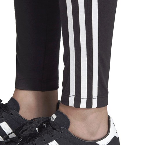 Adidas 3 Stripes Kids'/Girls' Leggings Pants Black-White ED7820 - Picture 5 of 5