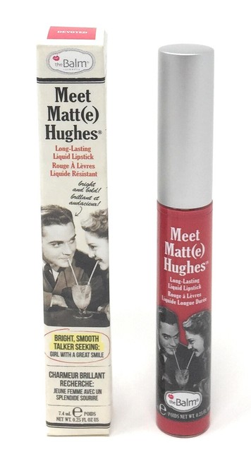 The Balm Meet Matte Hughes Long Lasting Liquid Lipstick Choose Your Shade