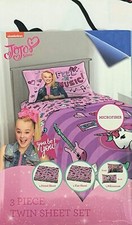 NEW JOJO SIWA THREE PIECE TWIN SHEET SET