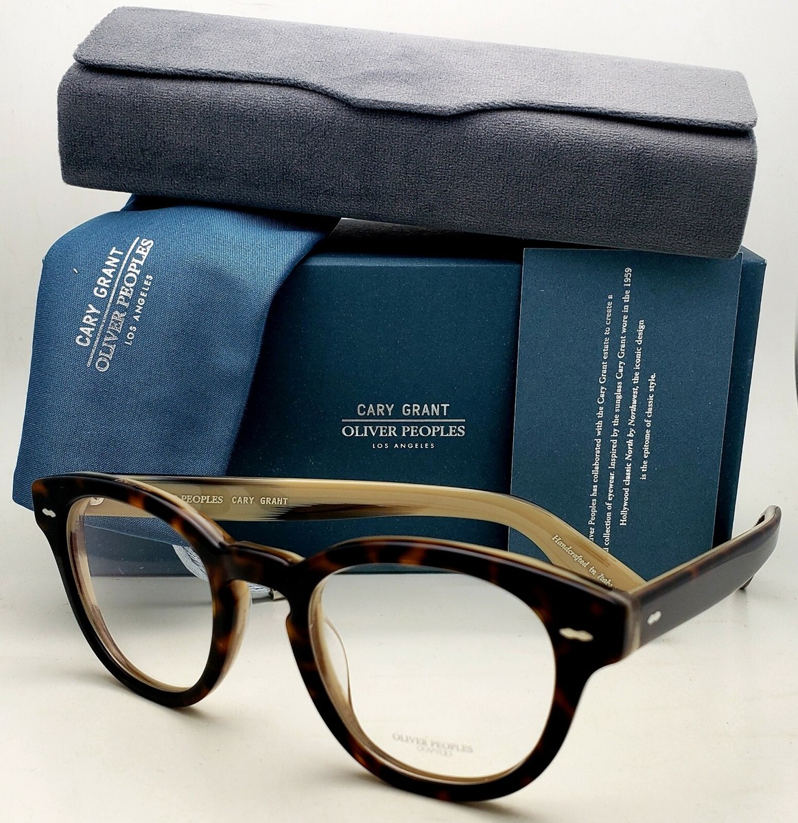 New CARY GRANT OLIVER PEOPLES Eyeglasses OV 5413U 1666 48-22 362