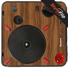 Numark PT 01 Scratch Skin Wood 2 Protective Decal StyleFlip Skins