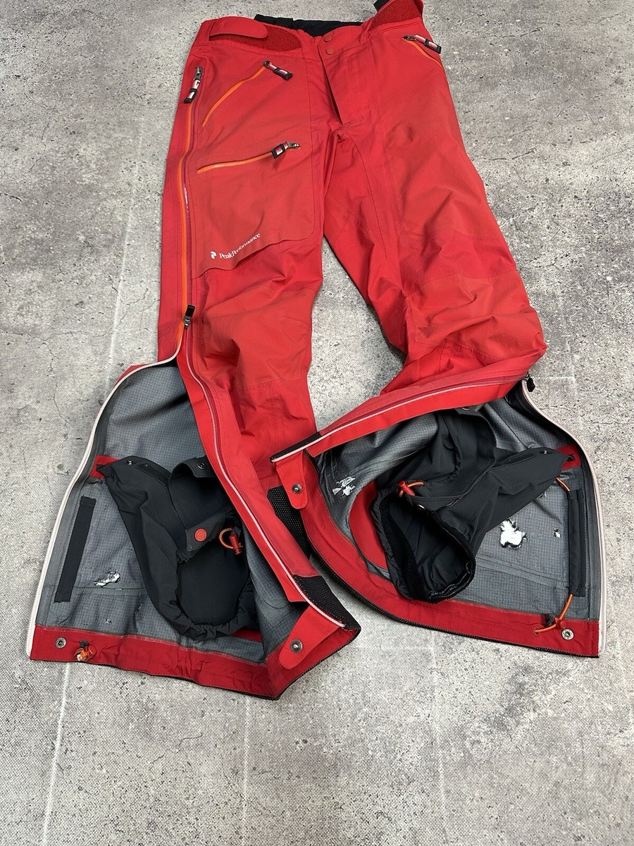 Peak Performance Women's 3L Gore-Tex Pro Ski Pants Red Size XS | eBay