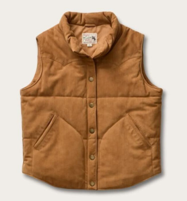 Tecovas Men's Goat Suede Puffer Vest Herren Weste
