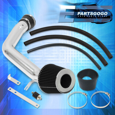 For 03-07 Honda Accord 3.0L Cold Air Intake CAI Induction System Chrome + Filter