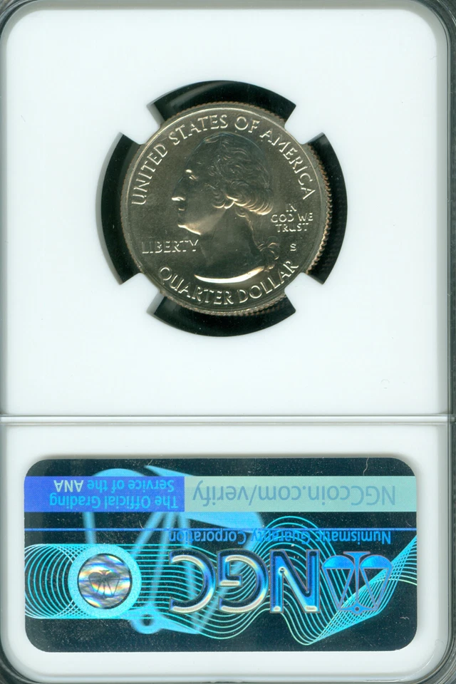 2018 S CUMBERLAND ISLAND QUARTER NGC MS67 PL MAC FINEST & SPOTLESS . - Image 2 of 2