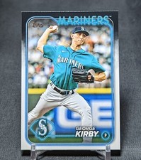 George Kirby 2024 Topps Series 1 Flagship Baseball Card #75 Seattle Mariners