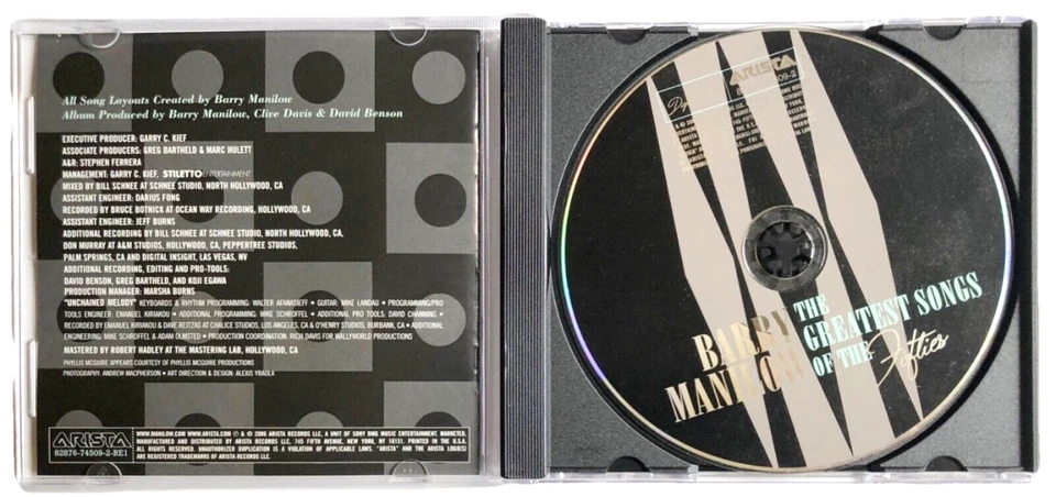 Barry Manilow CD Lot 2 Nights Live (2006) The Greatest Songs of the 50's (2006) Foto 4 de 4