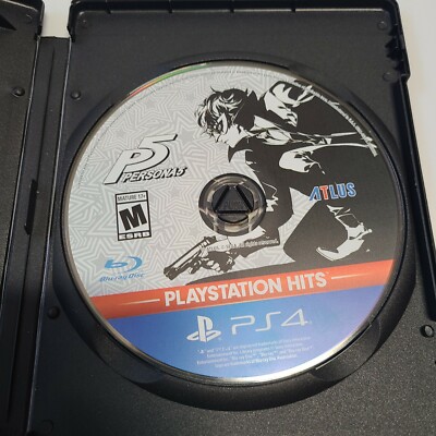Persona 5 (PlayStation 4, 2017) Disc Only # 43258 F1