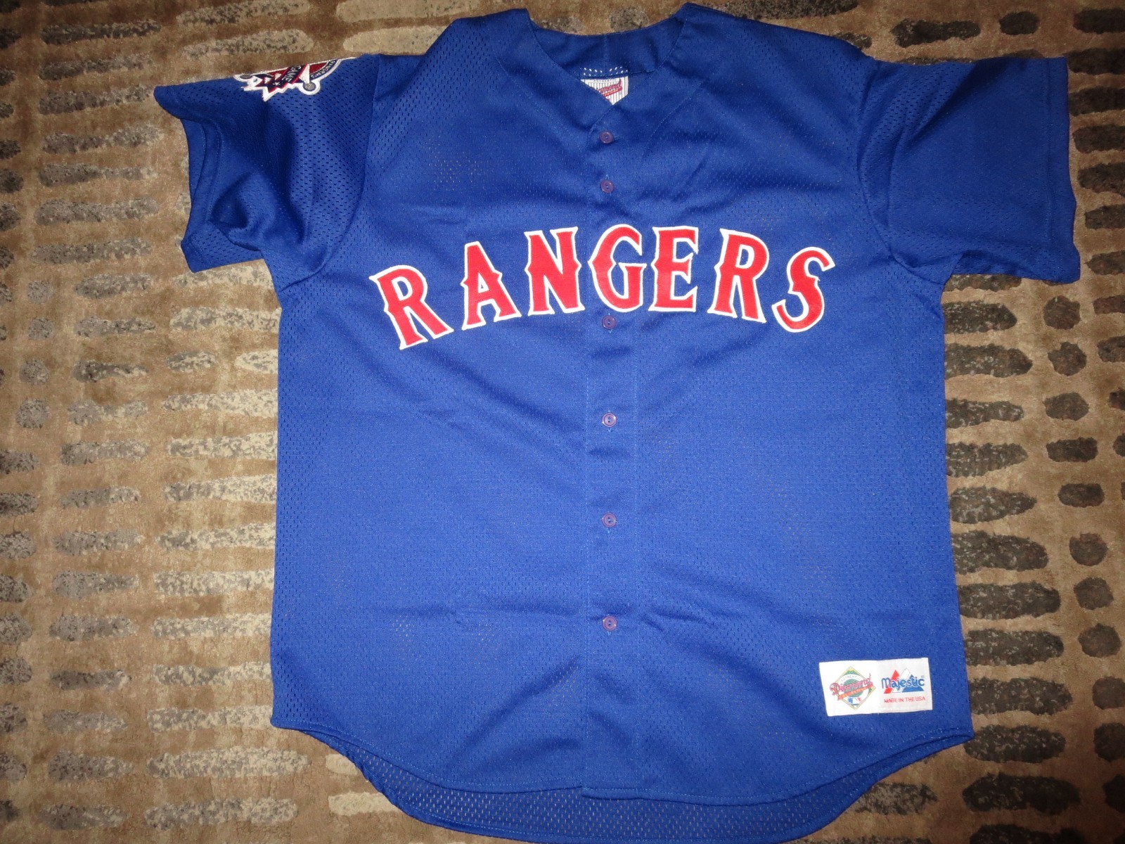 Texas Rangers 1995 MLB All Star Game Majestic Jersey XL