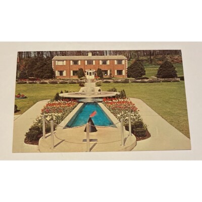 John F. Kennedy Memorial Canton Ohio Unposted Vintage Postcard
