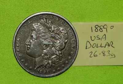1889 o Silber USA American Morgan Dollar (26,83 Gramm) Kombiporto