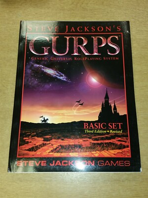 GURPS BASIC SET STEVE JACKSON SPIELE 3. EDITION ROLLENSPIEL TPB TASCHENBUCH 