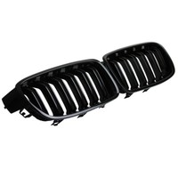 Nieren KüHlergrill FüR 3Er BMW F30 F31 2011- Doppelsteg Klavierlack Schwarz