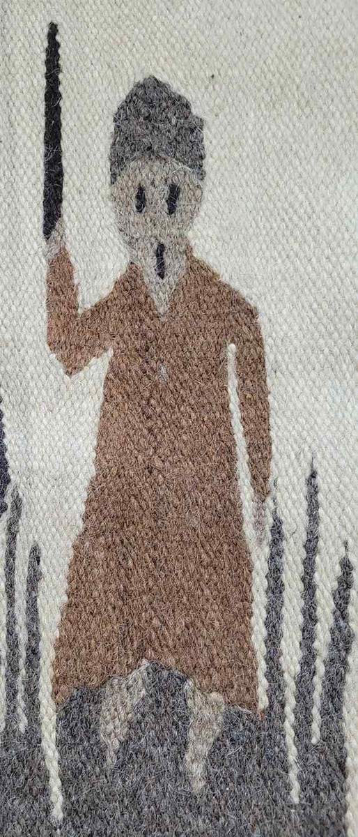 小物入れ 70s Weaving Textile Wall Art Woven Textile Wall Art 