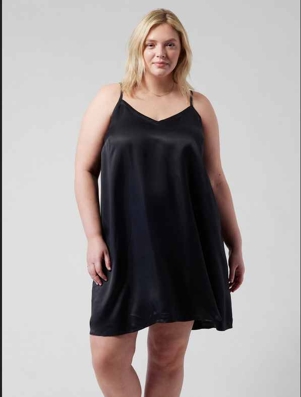 Slip Dress VintageClothing Womens Plus Size Tank Top Dress Soft - Main Image