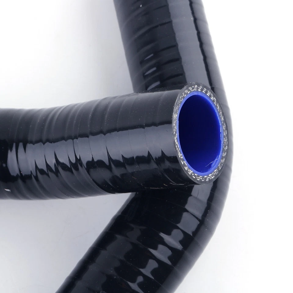 Kit de manguera de calentador de radiador de silicona negra para 04-14 Nissan Armada Titan QX56 5,6 L Foto 3 de 4