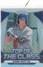 2020 PANINI PRIZM BOBBY WITT JR R/C TOP OF THE CLASS BLUE SILVER PRIZM  NM-MT