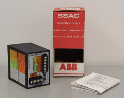 Brand New SSAC ABB TRDU24A2 Multi-Mode Time Delay Relay Free Shipping