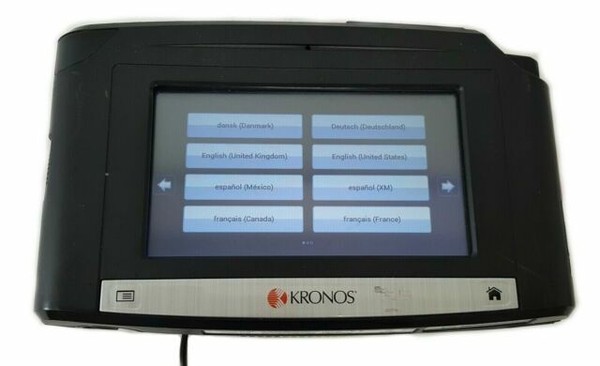 Kronos InTouch 9100 Time Clock 8609100-002 Screen Scratches for sale ...