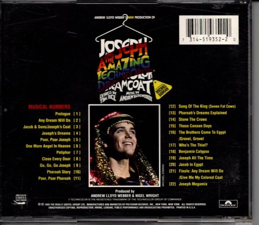 Joseph and the Amazing Technicolor Dreamcoat featuring Michael