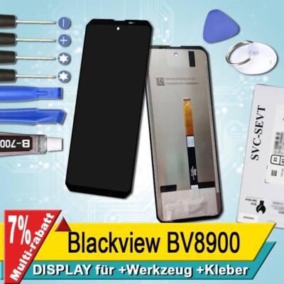 Display Für Blackview BV8900 Bildschirm Schwarz Service Pack+