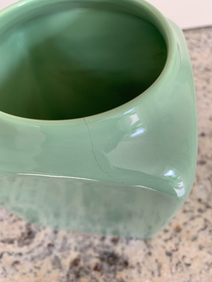 Bristol Pountney Vintage Kitchen Ware Storage Jar Green BARLEY eBay