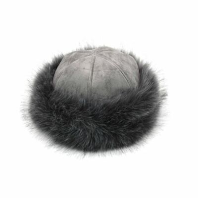 Women's Fluffy Faux Fox Fur Hat Unisex Winter Ear Head Warmer Ski